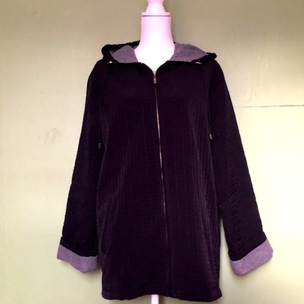ALASKA FRONTIER black hooded jacket